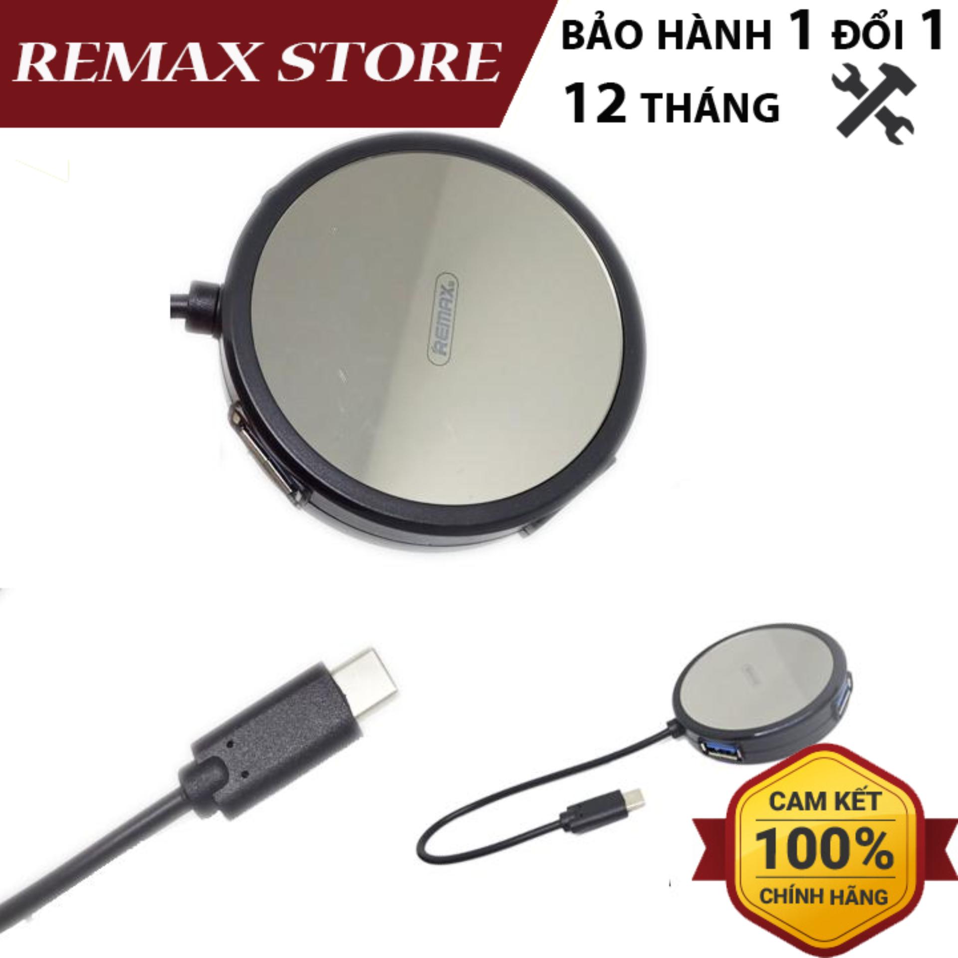 Hub chuyển đổi USB Type C ra 4 cổng USB tốc độ cao Remax RU-U20