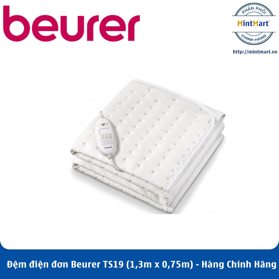 Đệm điện đơn beurer ts19 - hàng chính hãng