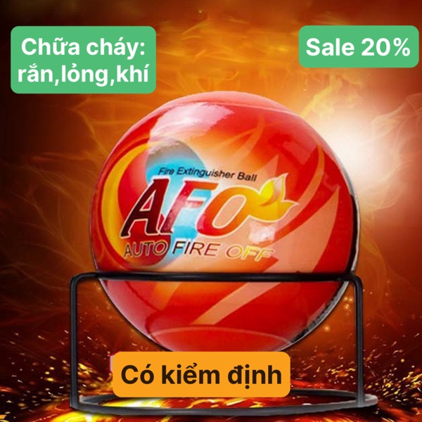 {HÀNG CÓ KIỂM ĐỊNH-CHẤT LƯỢNG CAO} Bóng chữa cháy, bóng cứu hỏa tự động AFO (date mới nhập chính hãng)
