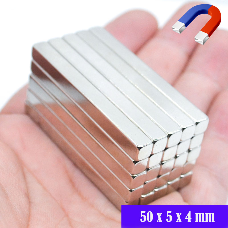 50x5x4mm super sticky super strong magnets (set 5V), permanent super strong magnets