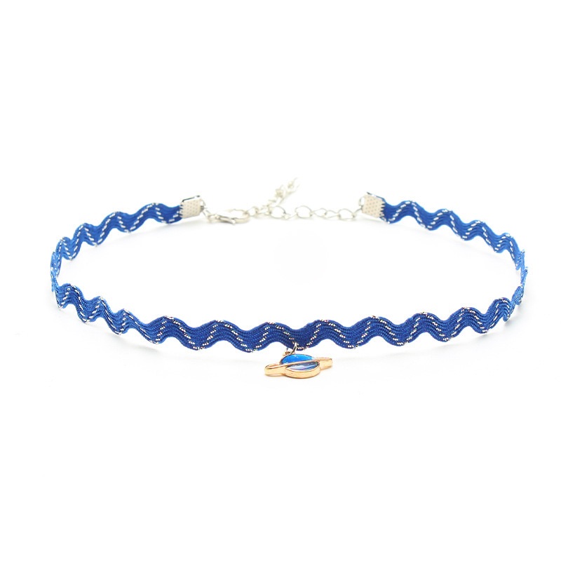 Choker ngân hà màu xanh siêu xinh