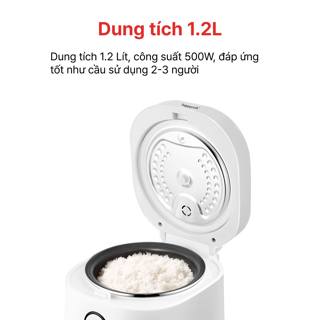 Nồi cơm điện tử Happy Cook 1.2L