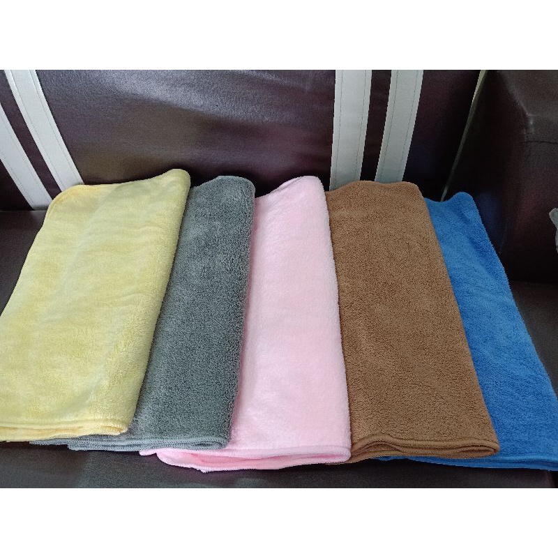 Sét 5c Khăn lau đầu siêu mềm kt 35x75