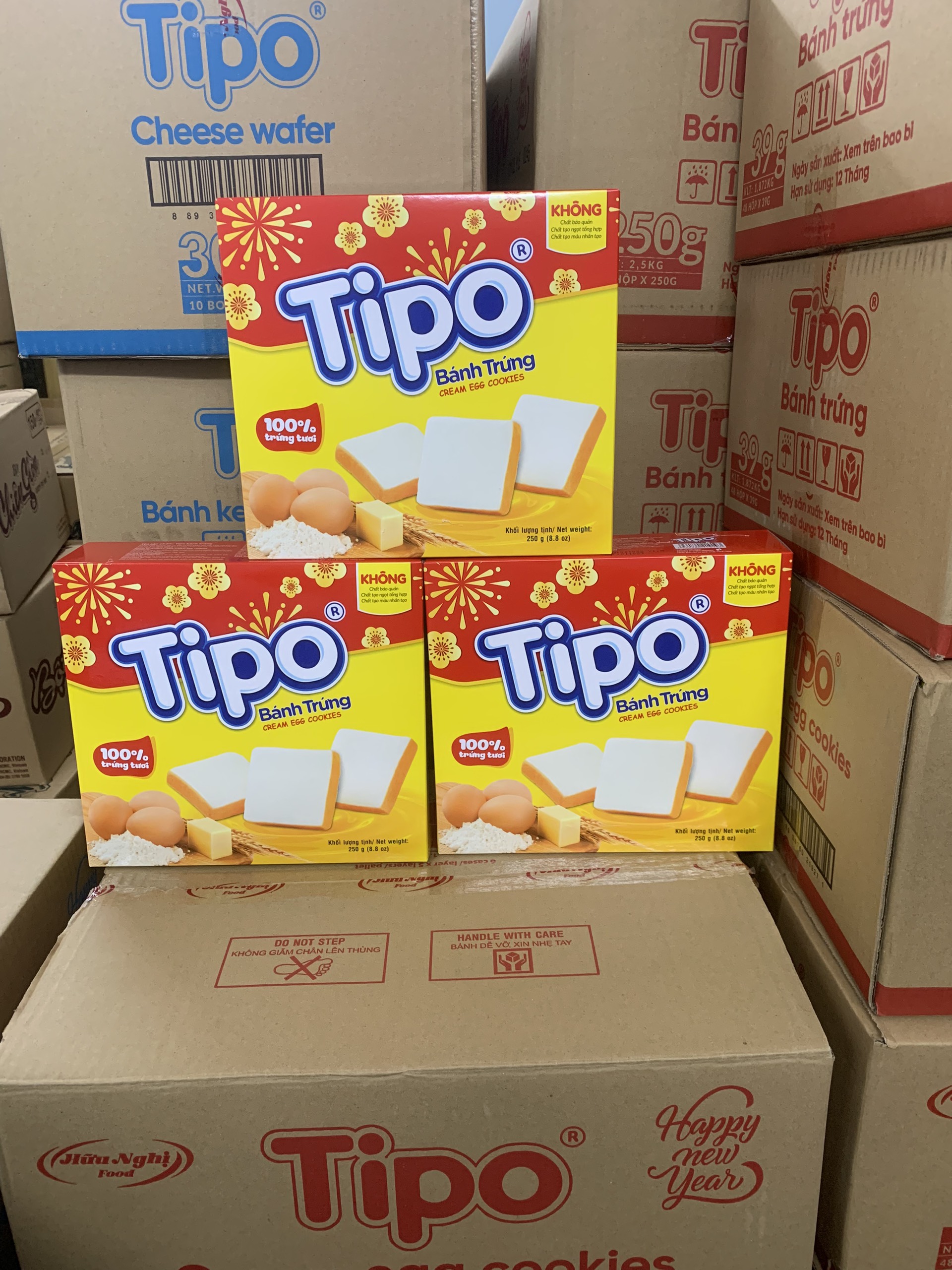 Bánh Tipo Trứng hộp 250g
