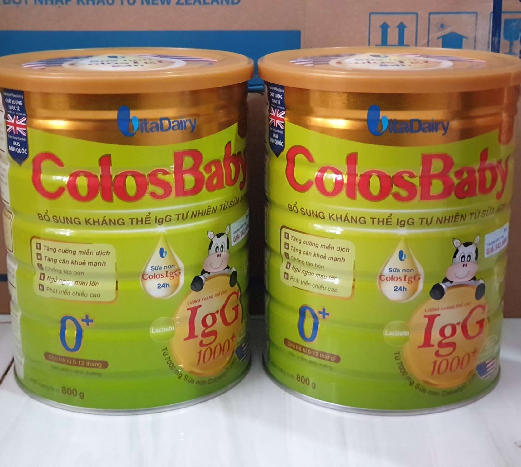 [COMBO 2 LON]  Sữa bột COLOSBABY GOLD 0+ 800G