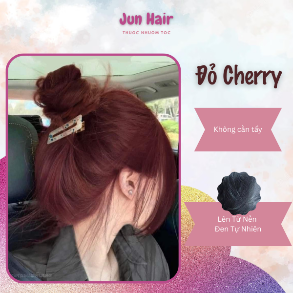 Đỏ Cherry - Ko Tẩy tóc Màu nhuộm của sự quyến rũ 🍒 | By HAIR SALON TÂY BÙI  | Facebook