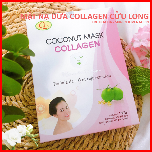 Mặt Nạ Dừa Collagen Cửu Long