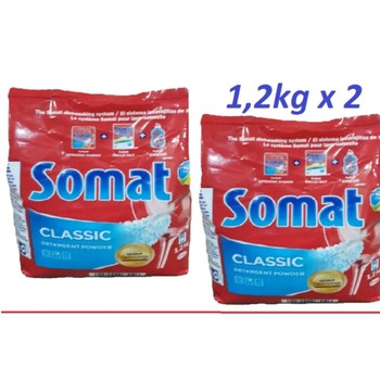 Bột rửa chén bát somat 2,4kg dùng cho máy rửa bát