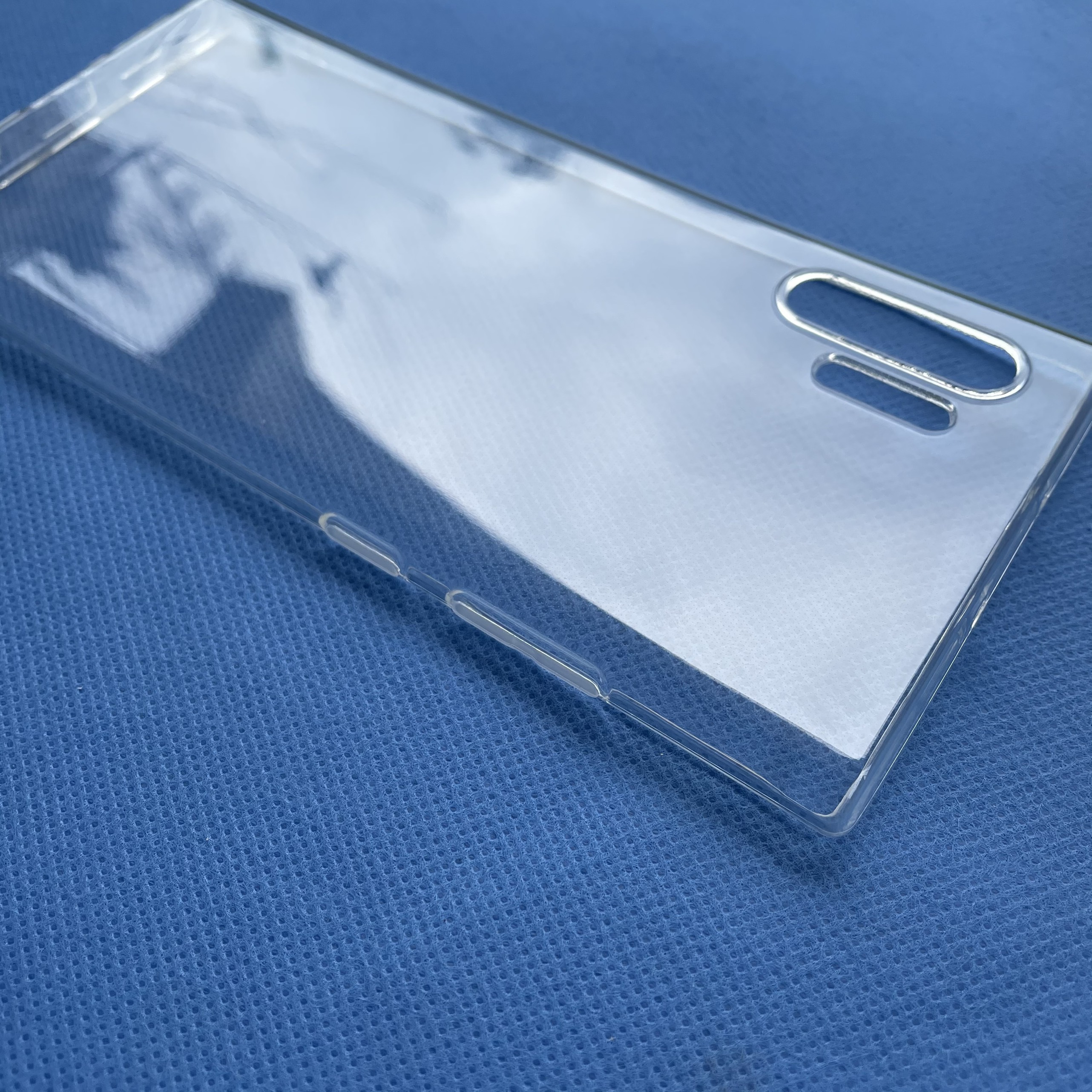 Ốp lưng silicon Gor cho Samsung Galaxy Note 10 Plus siêu mỏng, có gờ bảo vệ camera