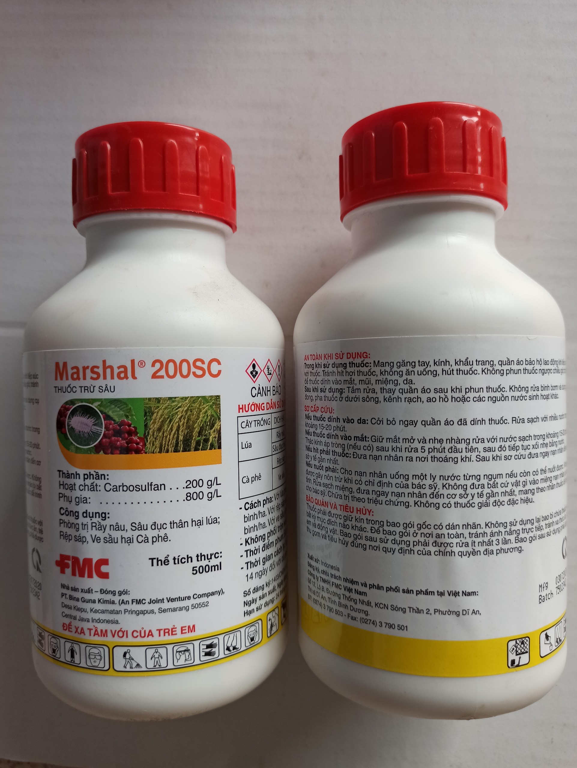 Thuốc trừ sâu Marshal 200SC- Chai 500ml