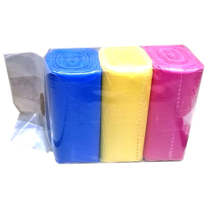 [HCM]SIZE TRUNG - COMBO 3 CUỘN TÚI RÁC MÀU