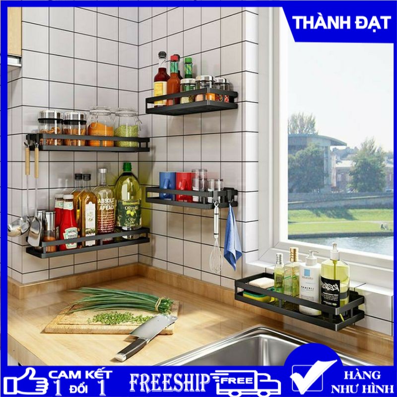 [ GIẢM 20K SHIP CHO MỌI ĐƠN HÀNG ] [ HÀNG CỰC DÀY ] Kệ Dán Treo Tường để đồ Nhà Tắm Phòng Bếp Chắc Chắn, Kệ để đồ Dán Tường Nhà Tắm Nhà Bếp giá hình chữ nhật để đồ nhà tắm,kệ đựng đồ nhà tắm dán tường đựng dầu gội đầu sữa tắm chất liệu sơn tĩnh điện