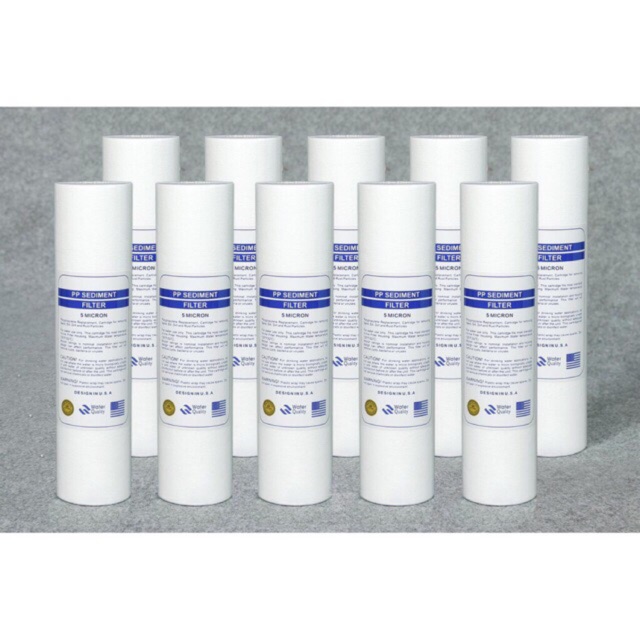 Bộ 5 lõi lọc pp lõi số 1 không bịt