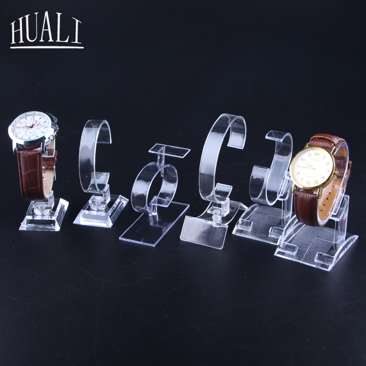 Sỉ combo 10 Đế mika trưng bày đồng hồ gọng dẻo