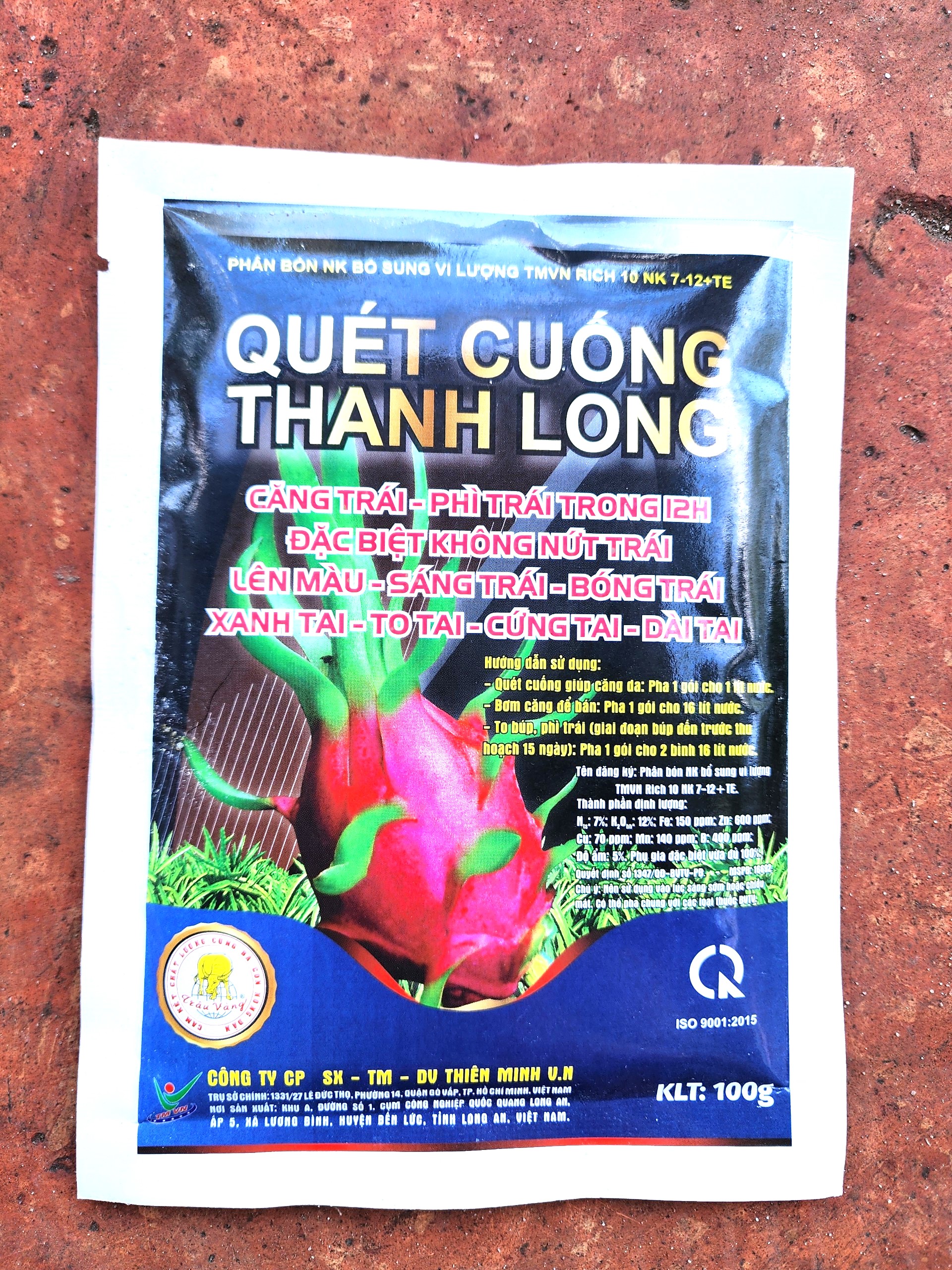 Quét cuống thanh long