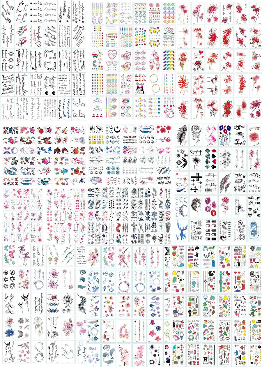 Combo 420 Tờ Hình Xăm Dán Tattoo Tha Thu