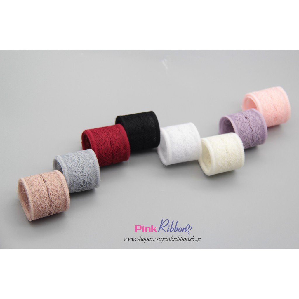 Ren lưới hoa nhiều màu cỡ 4cm