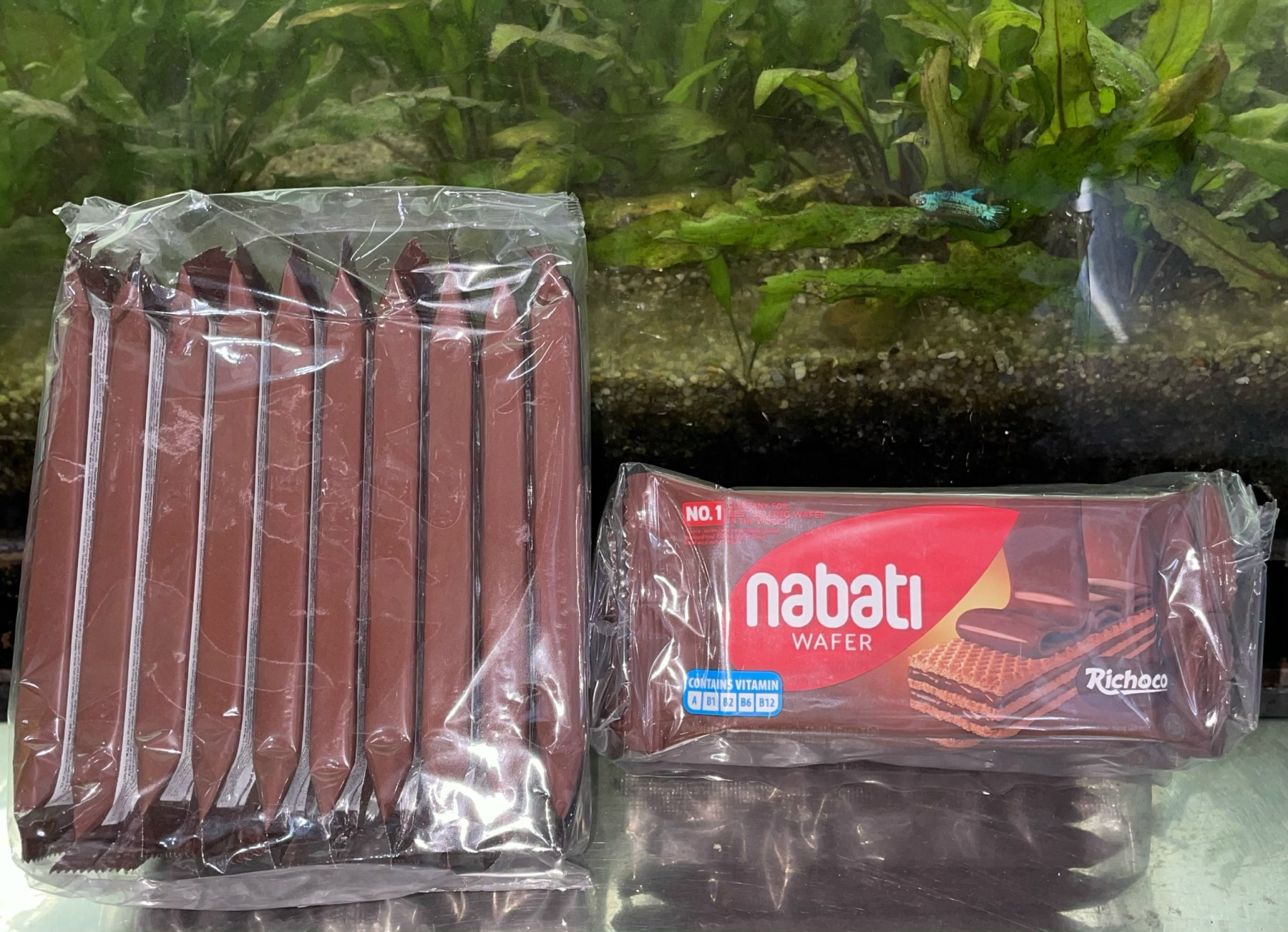 Bánh Kem Xốp 17g Sôcôla Richoco Nabati Chocolate Cream Wafer