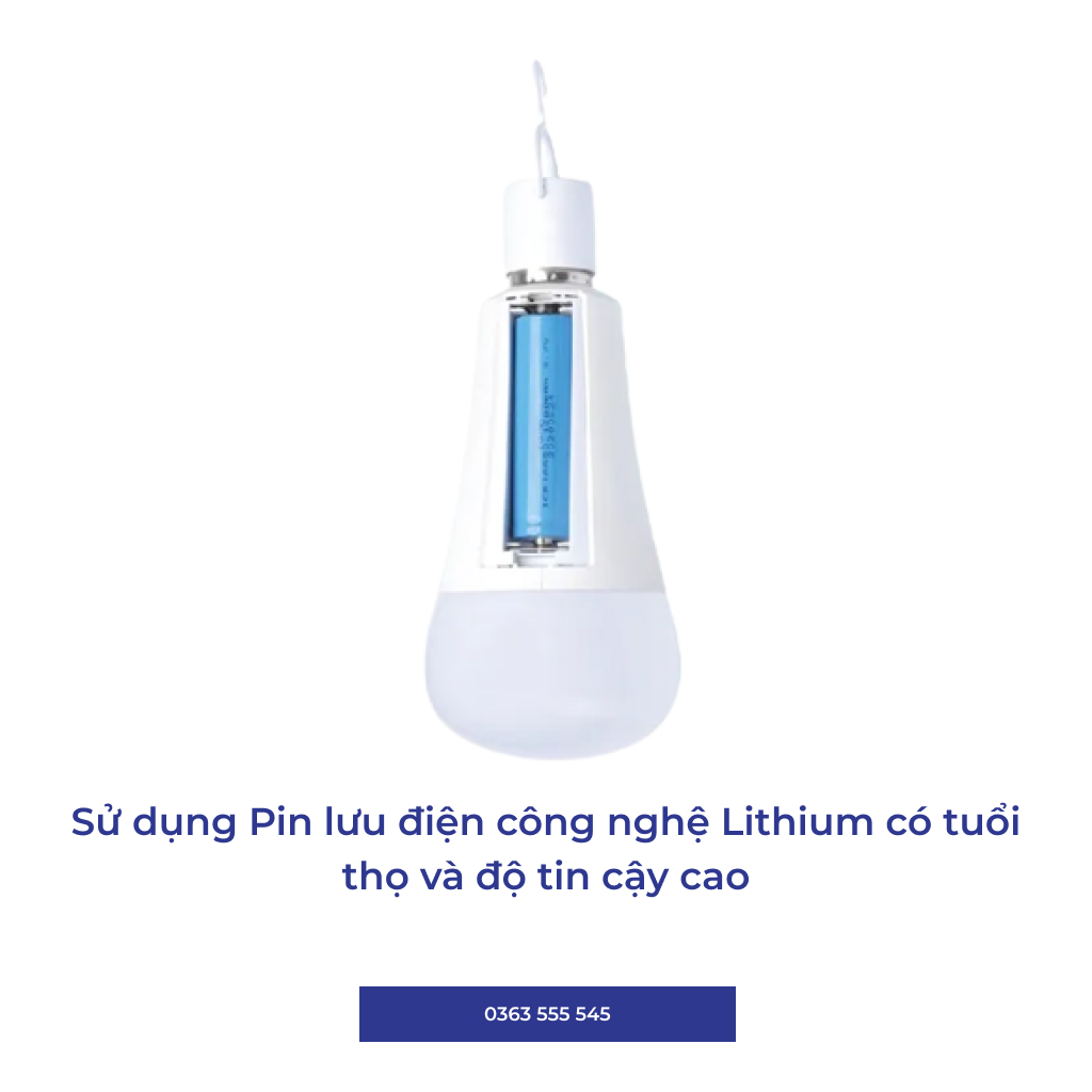 Đèn LED Bulb tích điện 9W Rạng Đông A80.KC/9W