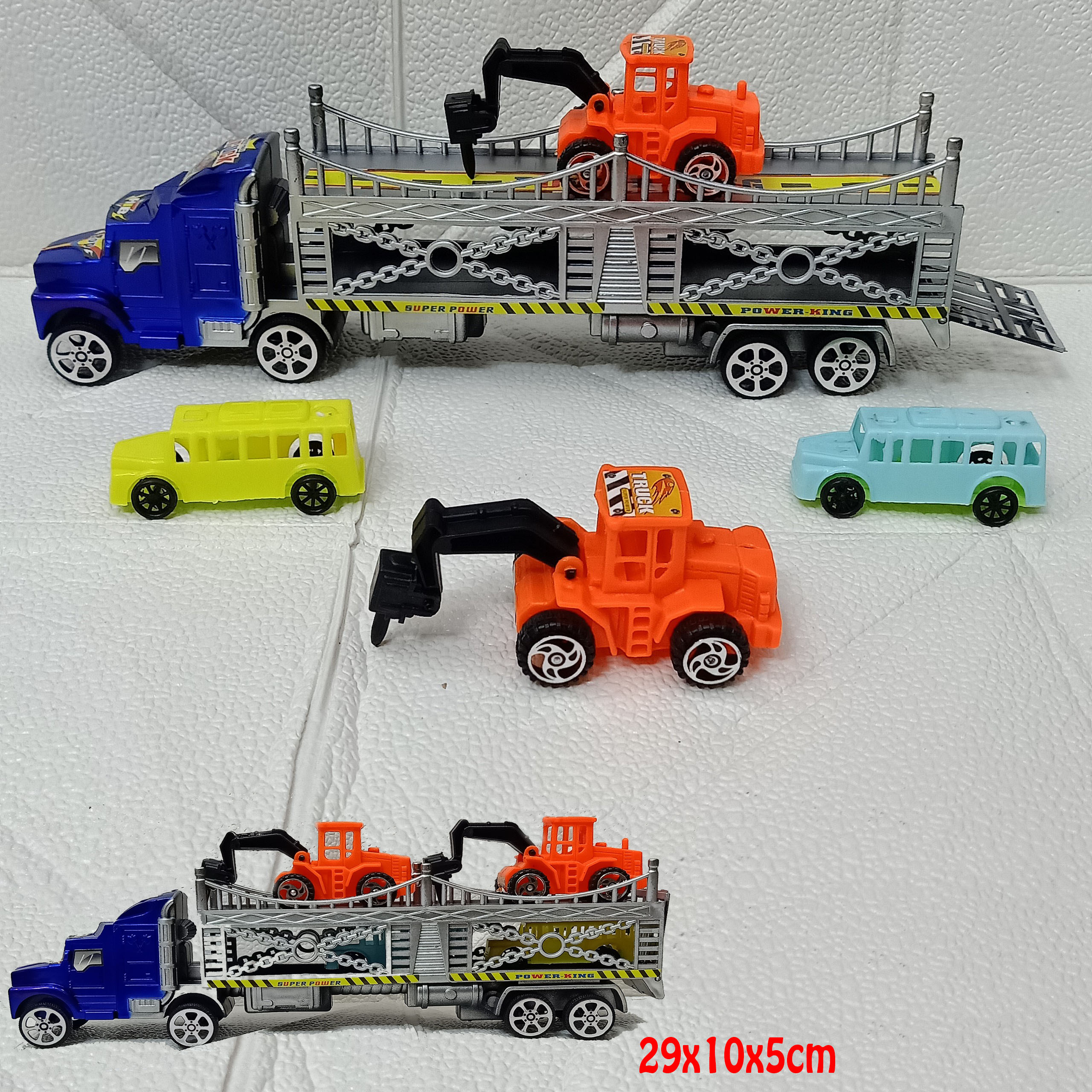 [HCM]Xe công trình- Xe mô hình đồ chơi xe xây dựng xe tải cần cẩu máy xúc xe ben xe bồn Diệp Linh