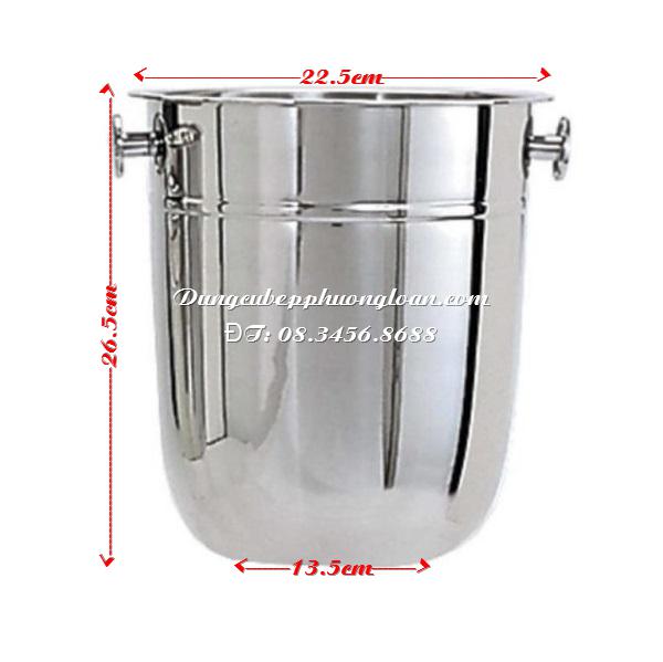 Stainless steel wine bucket