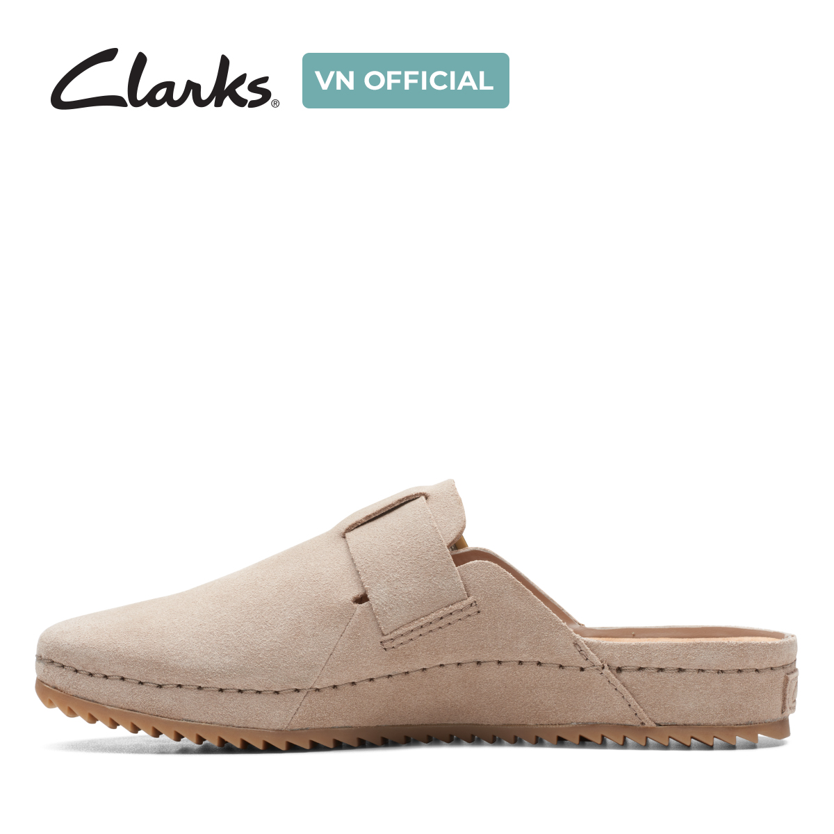 Giày Mule Da Lộn Nữ Clarks - BrookleighMule