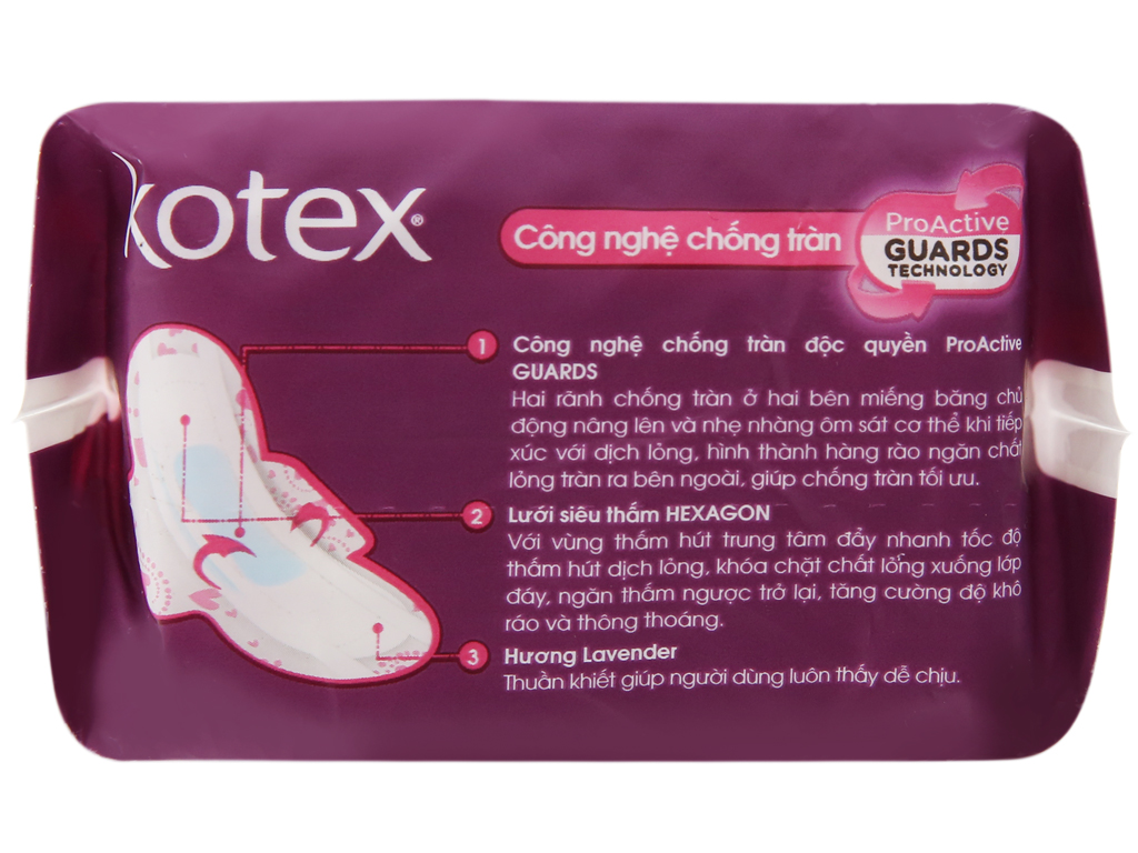 Băng vệ sinh Kotex Pro siêu mỏng cánh 8 miếng