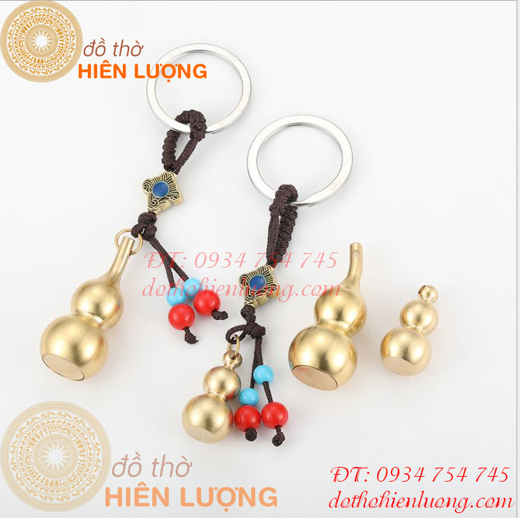 Móc Khóa Hồ Lô Bằng Đồng
