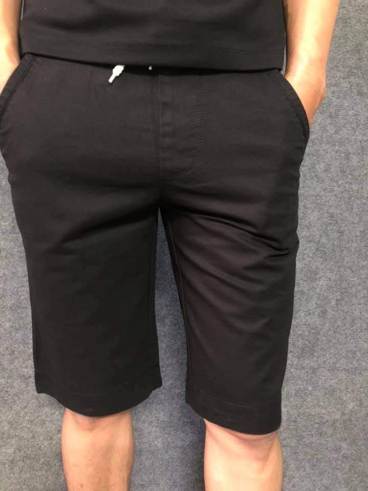 Combo of 3 Men's Elastic Waist Shorts in 3 Different Colors