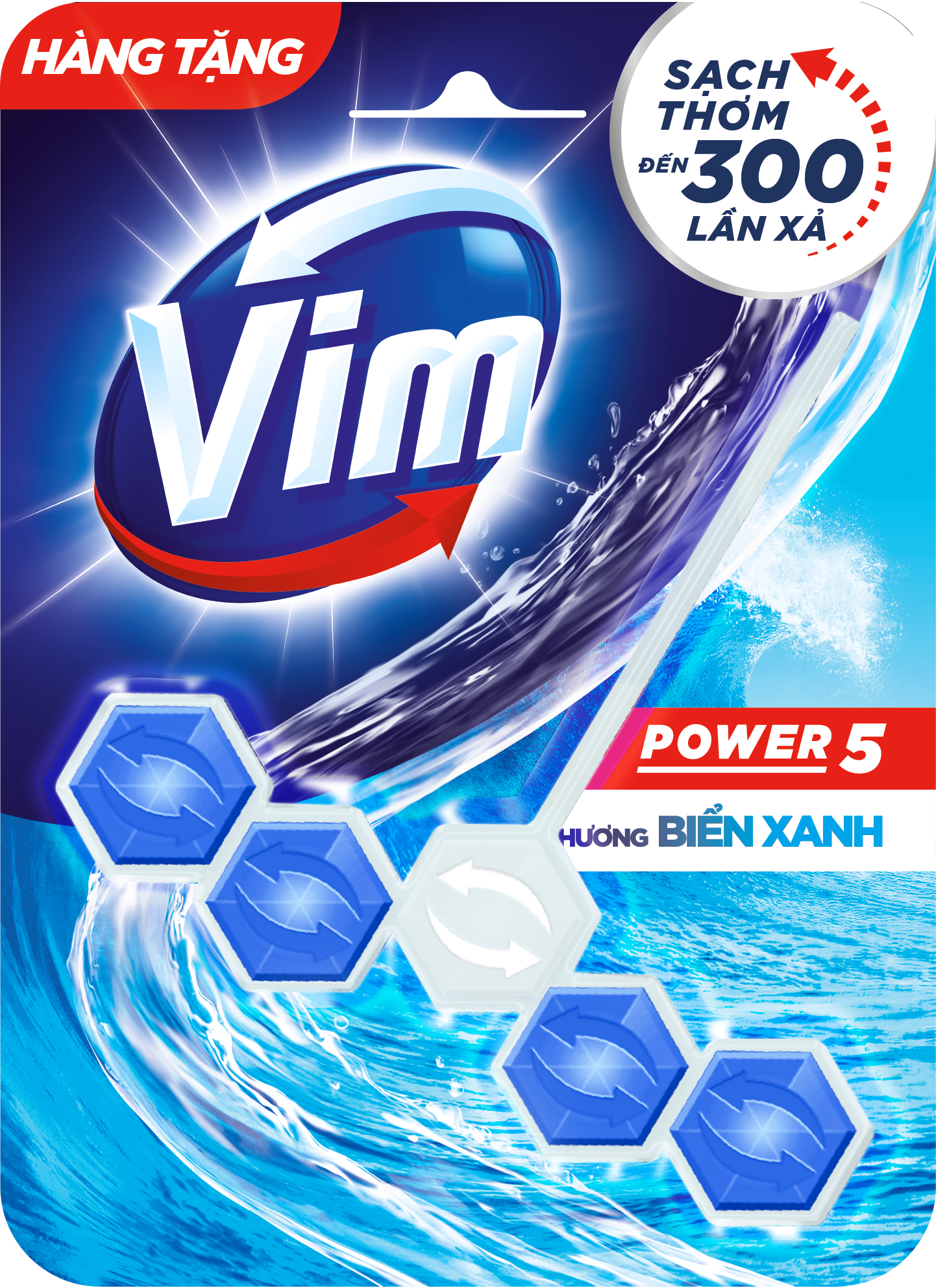 [Hàng tặng không bán] Combo 2 Viên treo bồn cầu VIM 55G