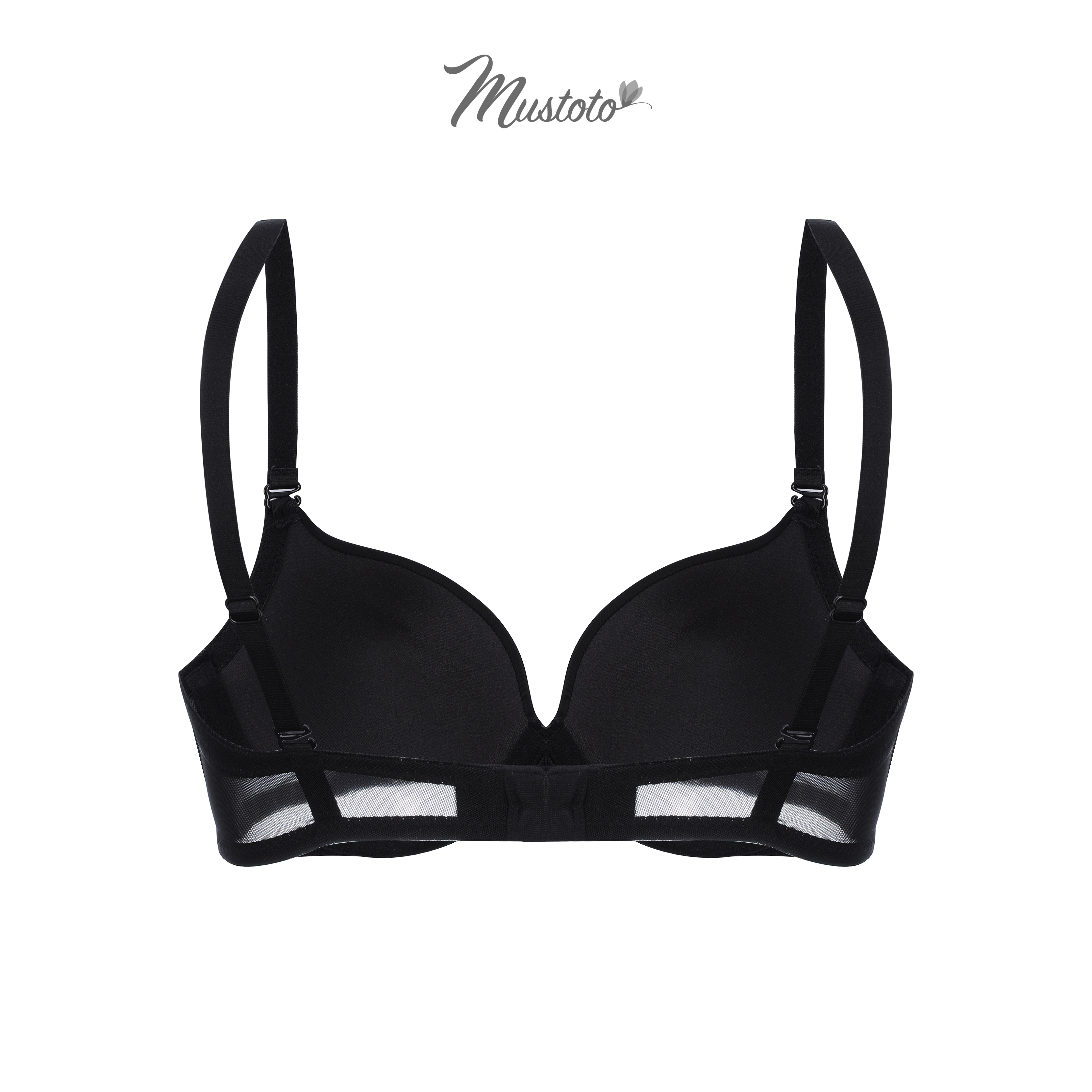 Áo Lót Nữ Trơn Mút Mỏng 0.5cm Phối Lưới Mút Mỏng Bra Cao Cấp Allium (Mustoto MA43)