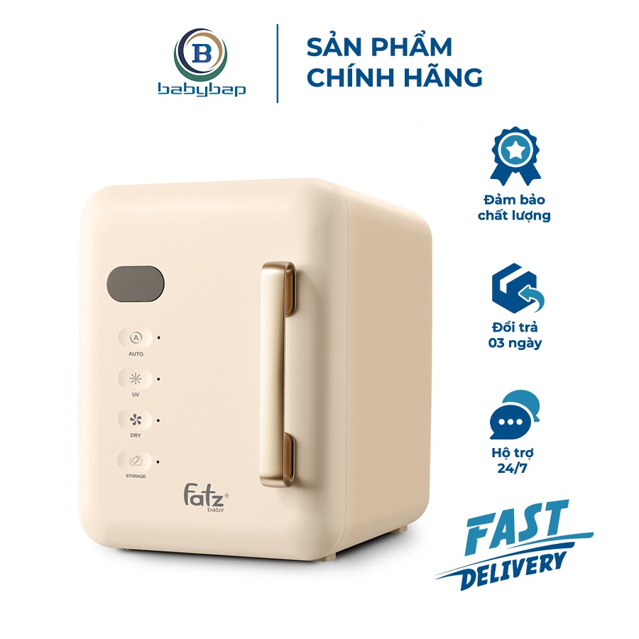 Máy Tiệt Trùng Sấy Khô UVC LED Fatzbaby 22L QUEEN 2 FB4707CY Chắc Chắn
