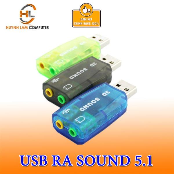 USB ra Sound âm thanh 3D 5.1 (màu ngẫu nhiên) - USB ra Sound