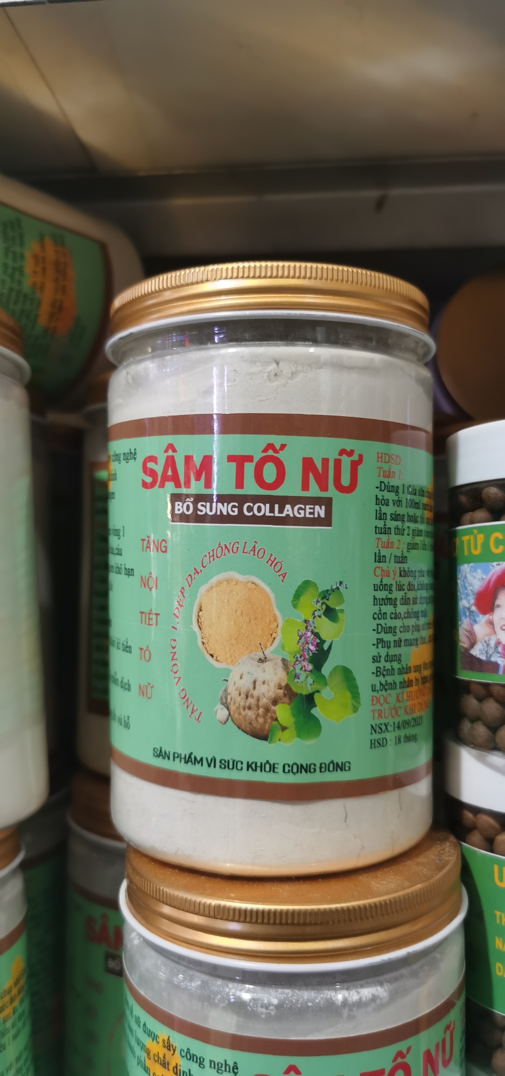 Hộp 500gr bột sâm tố nữ nguyên chất, chuẩn, sạch, thơm ngon - đặc sản tây bắc - đặc sản 27