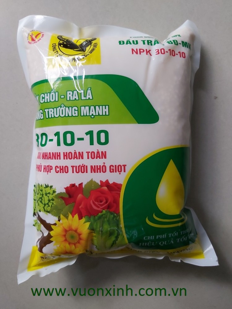 [HCM]NPK ĐẦU TRÂU 30-10-10 1KG