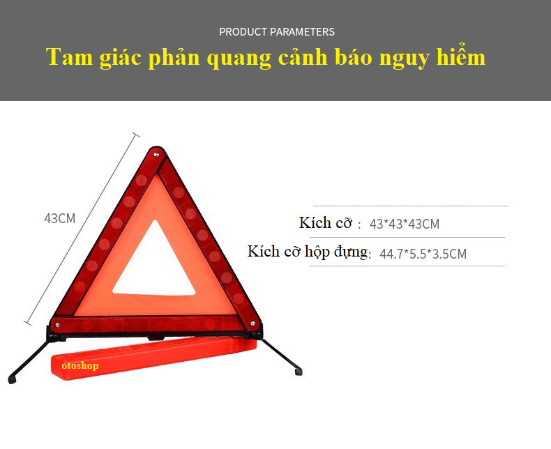 [HCM]Biển cảnh báo tam giác phản quang Type-02