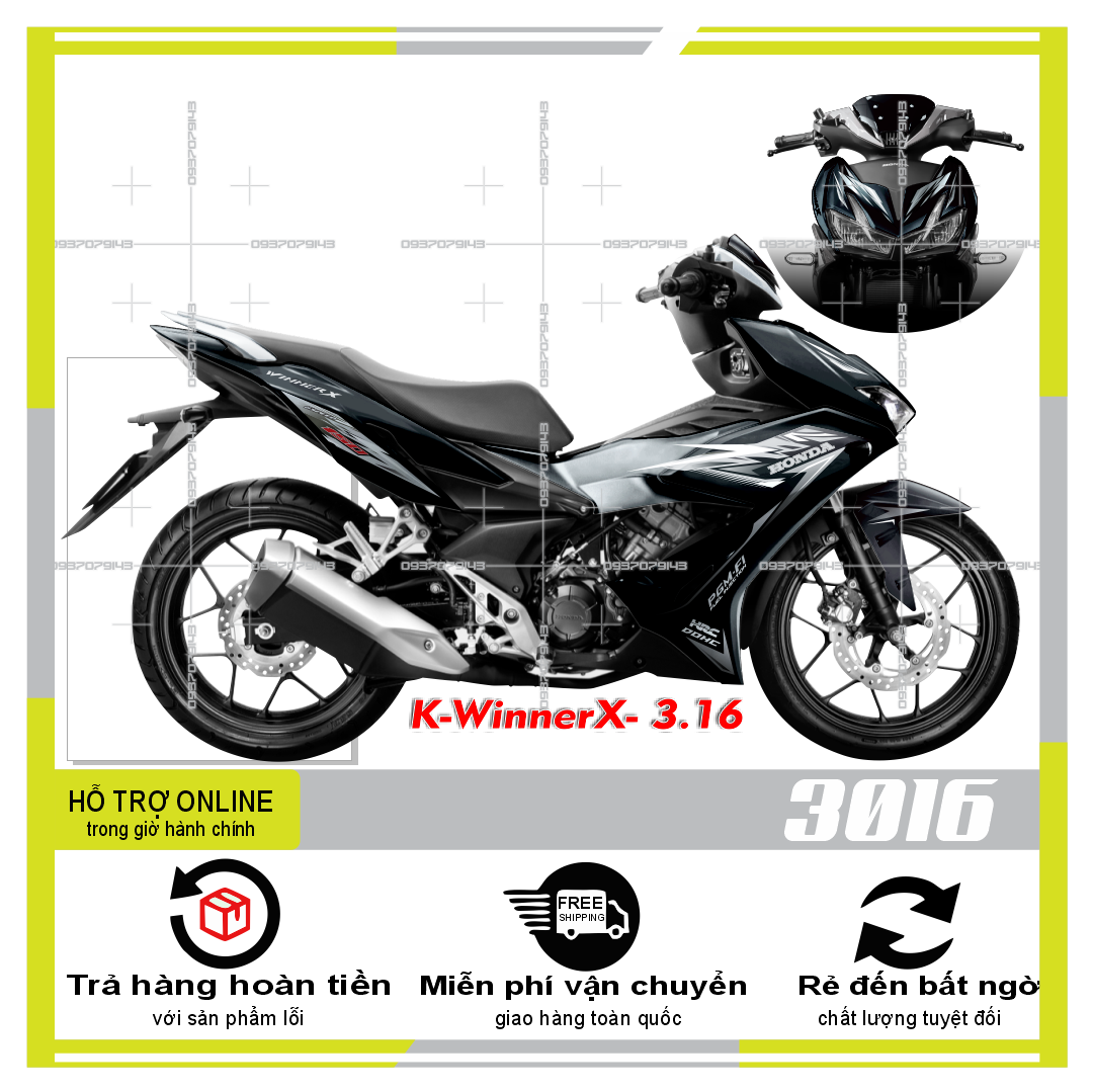 Tem rời winner x 3016