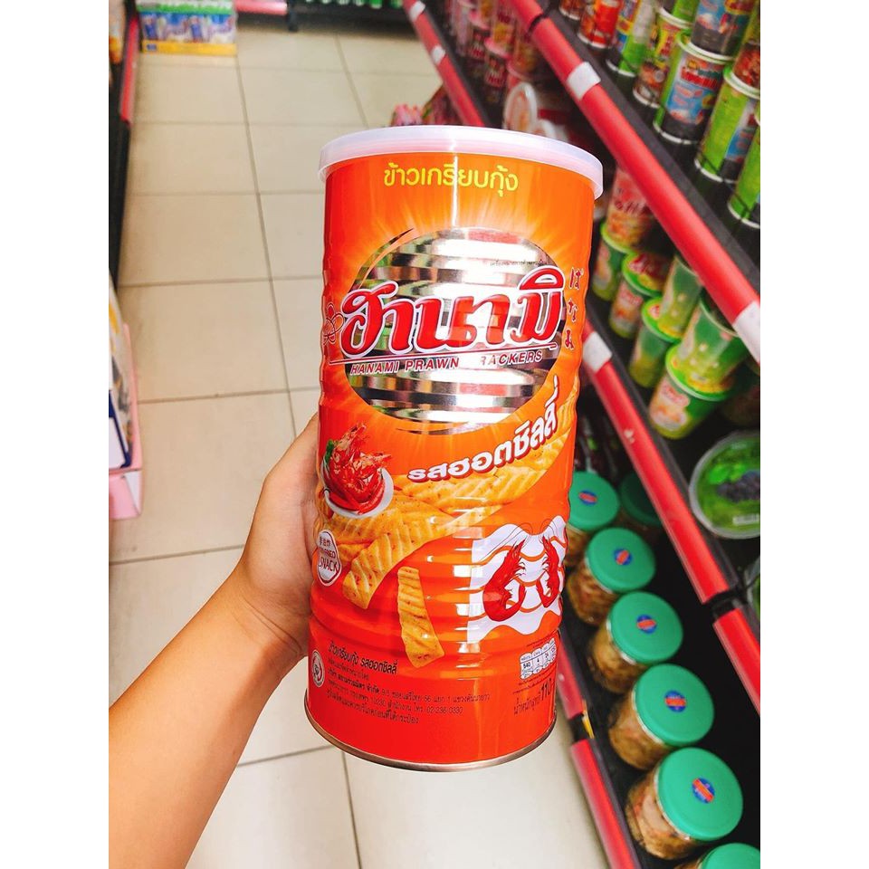 Bim bim tôm Thái Hanami 48k/ lon 110gr