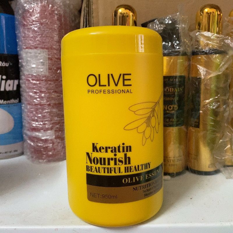 Hấp Ủ Tóc Tinh Chất Olive mềm mượt phục hồi hư tổn 950ml