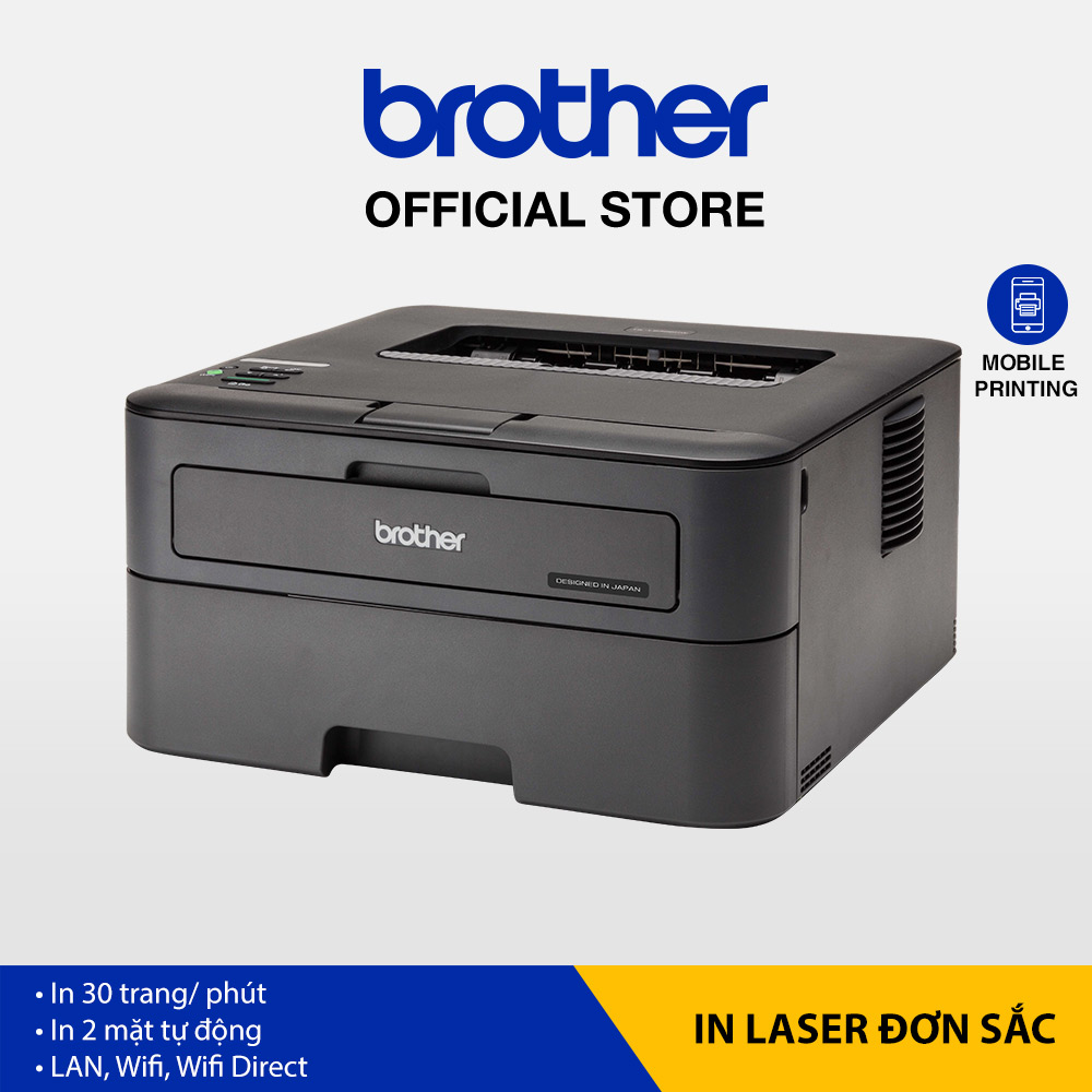 Combo Máy in laser đơn sắc Brother HL-L2366DW và Mực...