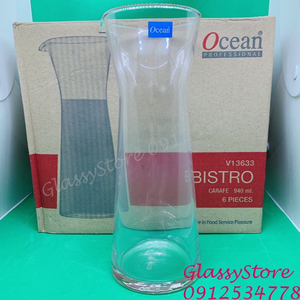 Bình (ly) Thủy Tinh Ocean Carafe - 270ml / 610ml / 940ml / 970ml (Hàng nhập khẩu Thái Lan chính hãng) (1 cái)