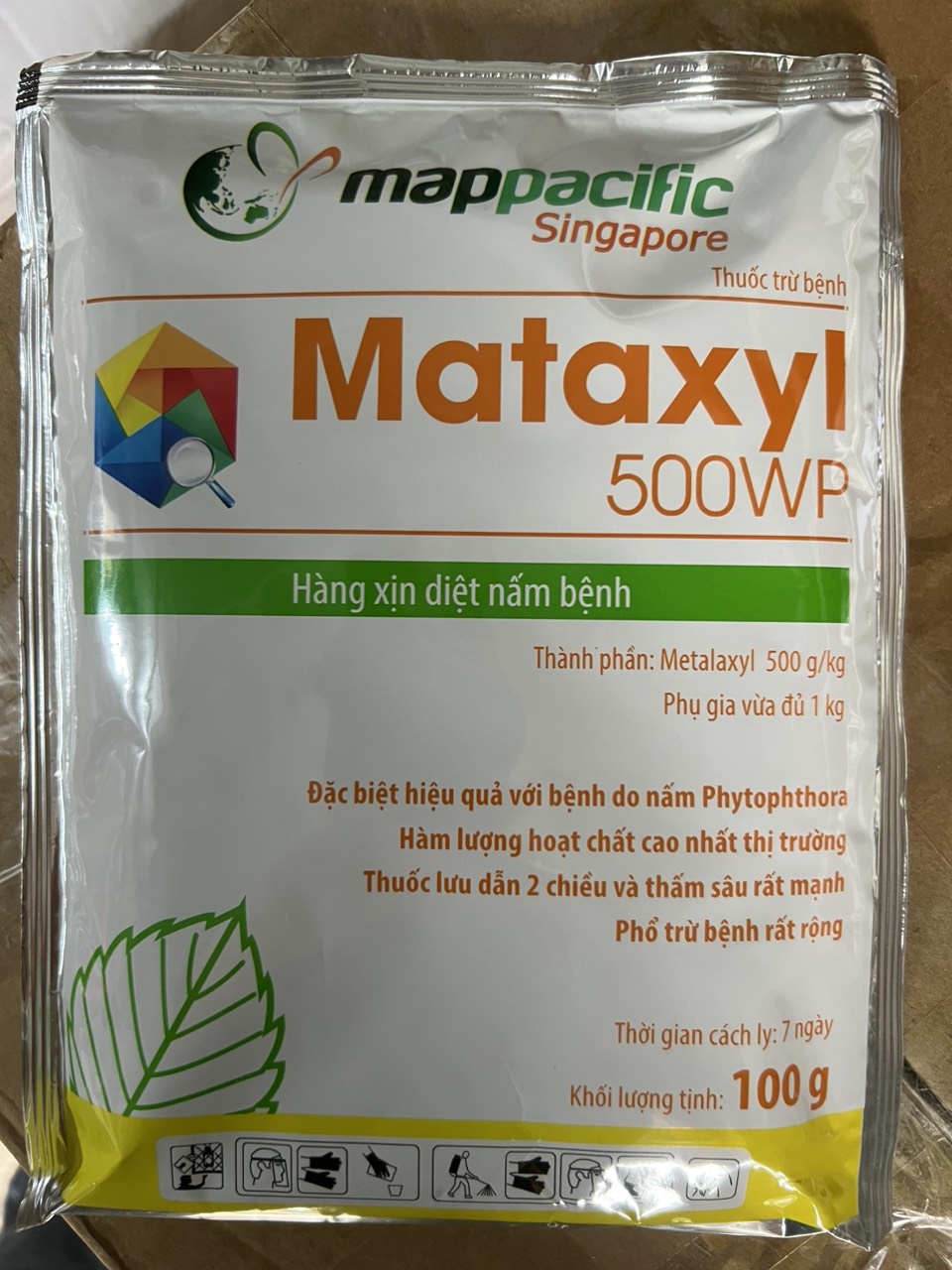 Thuốc trừ bệnh Mataxyl 500wp gói 100gr
