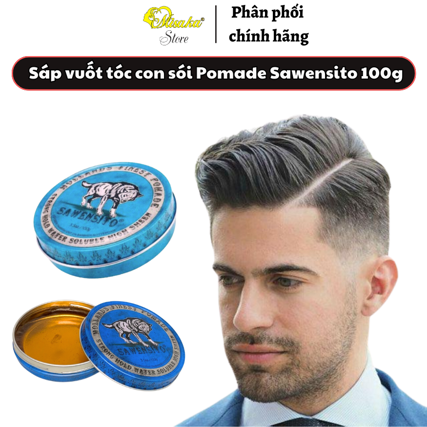 Sáp WAX vuốt tóc con sói Pomade Sawensito - 100g