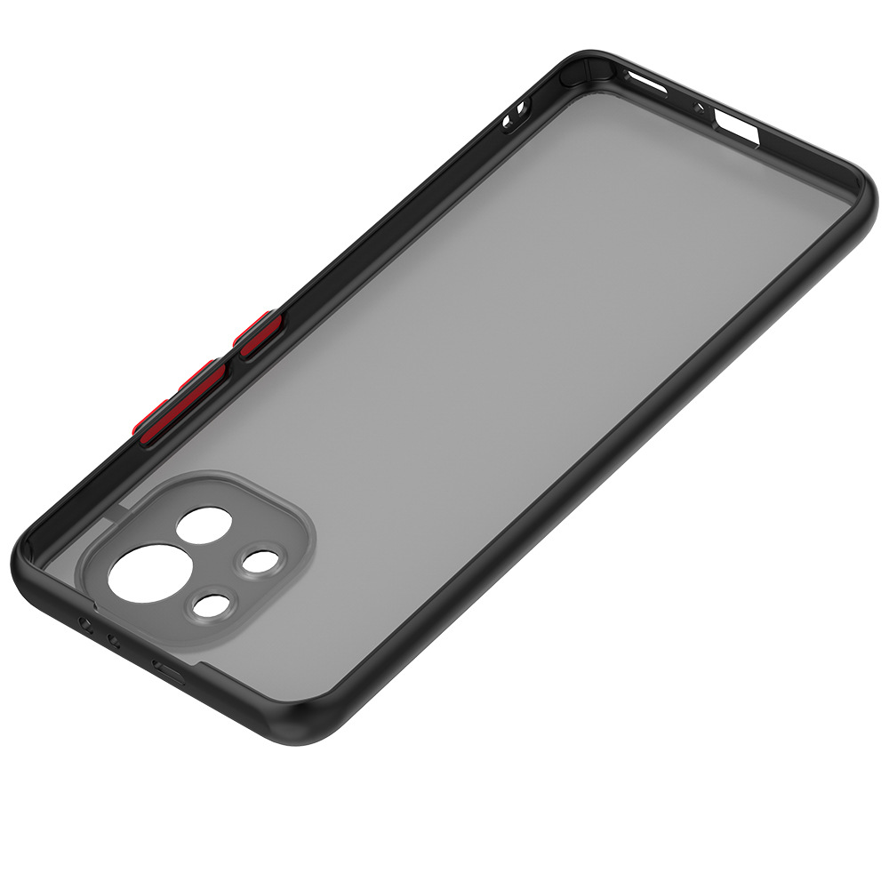 Ốp lưng Redmi Note 11 Pro Note 11s Note 7 Note 8 Note 9  Pro Note 9s Note 10 10s 9T 9A Mi 11 Lite 5G đen nhám [Basic]