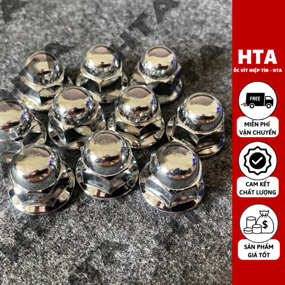 Ốc tán bầu gắn đầu phuộc sau dream thái việt 10ly / ốc bầu 10 khóa 14