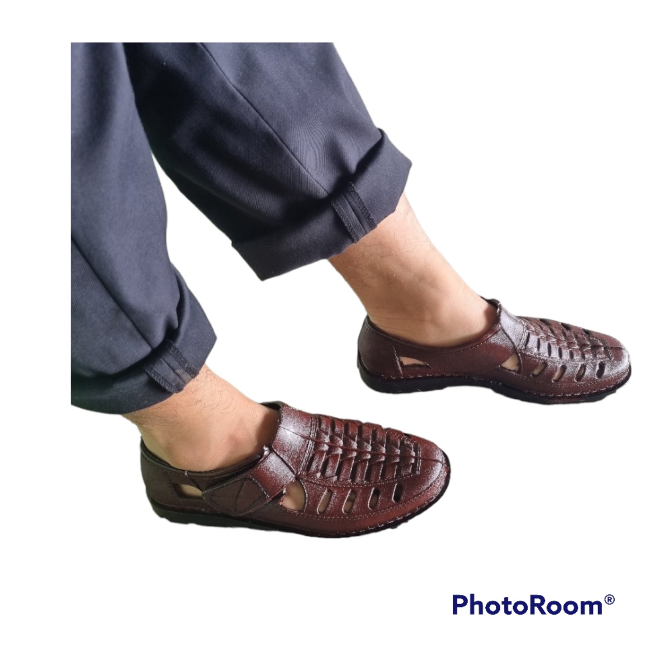 Men's Plastic Rain Shoes Are Breathable