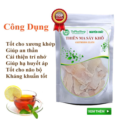 Thiên ma sấy khô 500g - Thảo Dược Tấn Phát