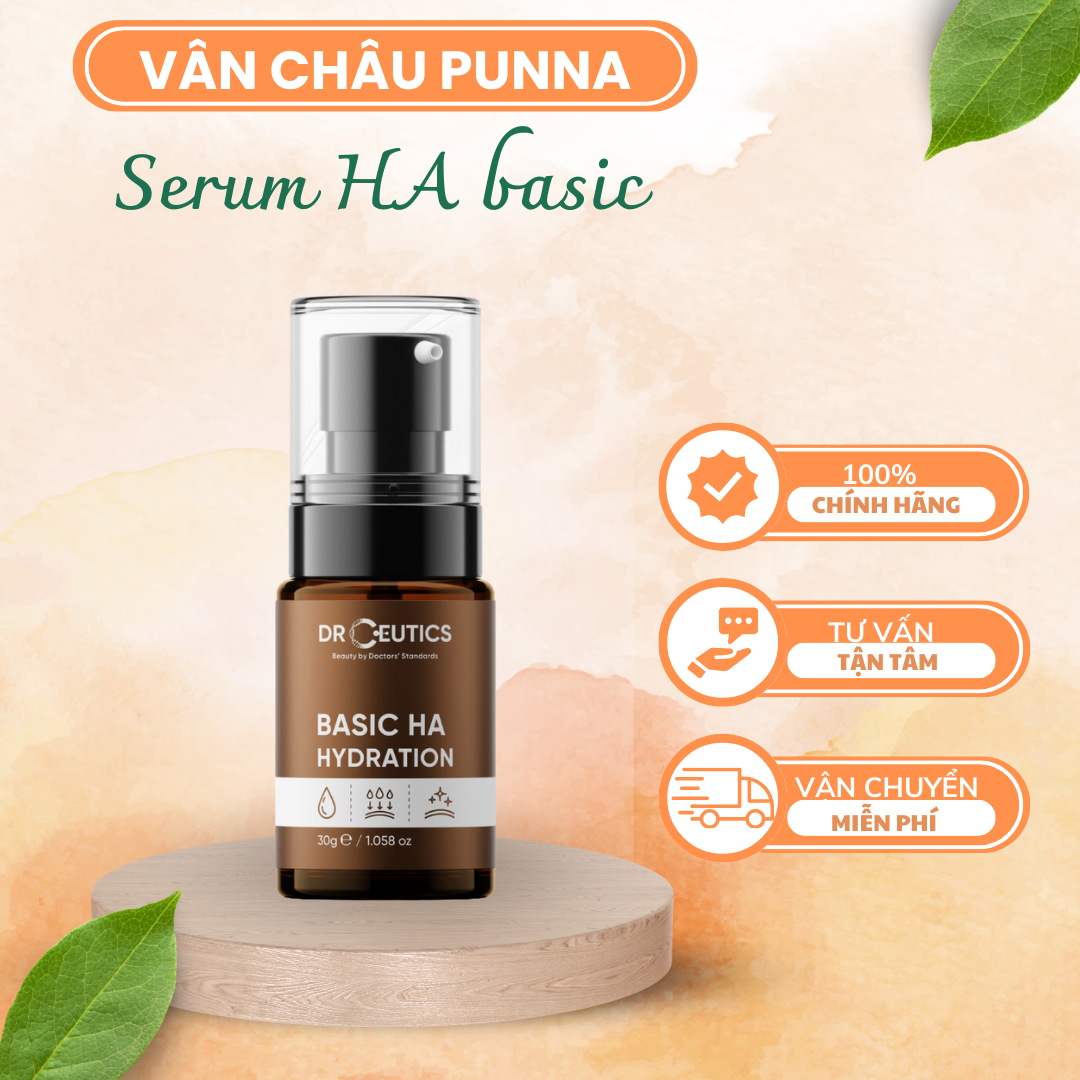 [Chính Hãng] Tinh Chất HA Drceutics Cấp Ẩm Và Căng Bóng Da Hyaluronic Acid + NMFs HA Basic Drceutics