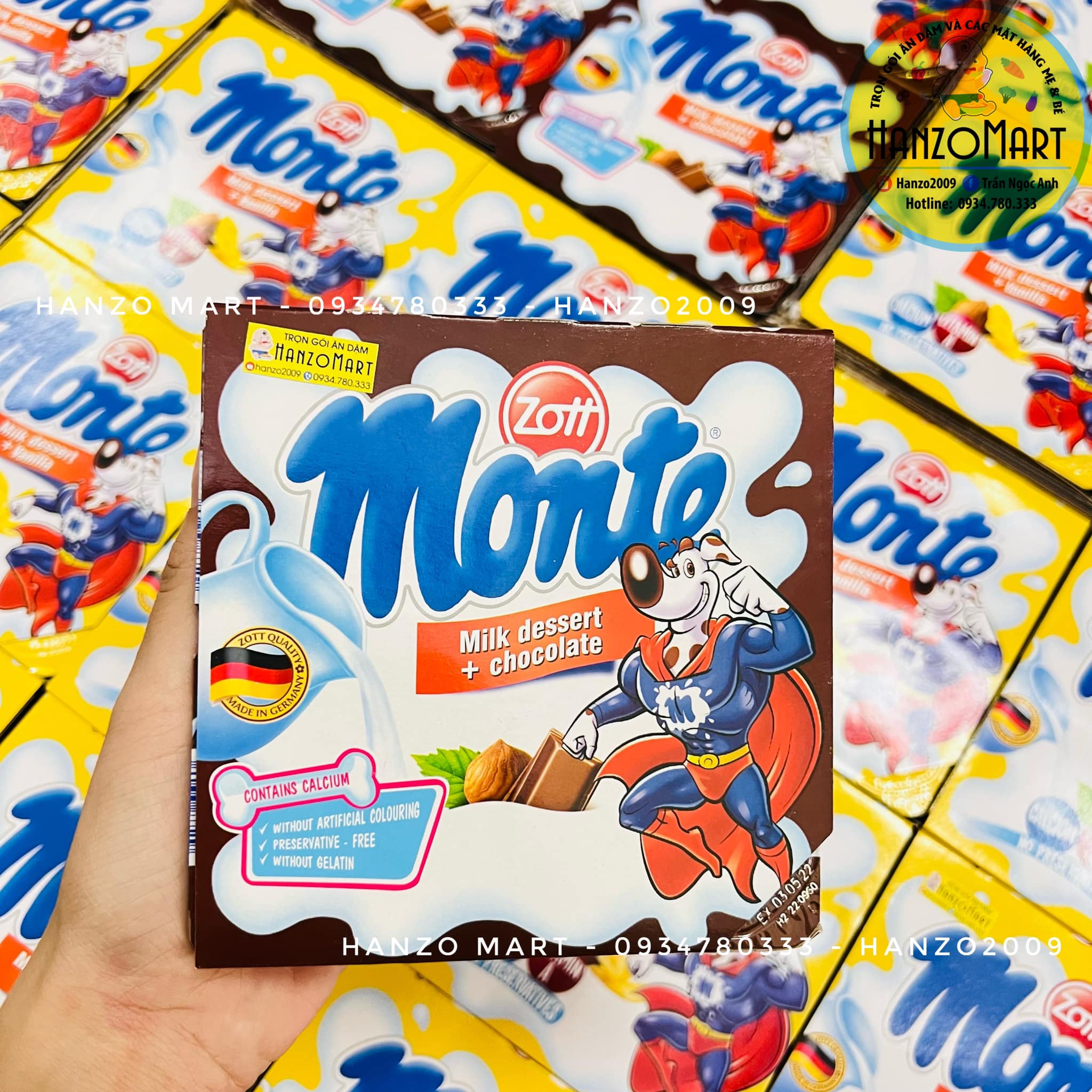 Váng Sữa Monte (55Gr X 4)