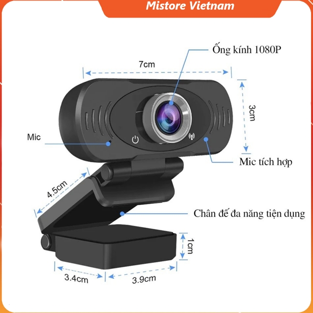 Webcam Full HD 1080p Xiaomi W88 bản quốc tế